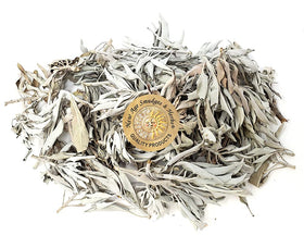New Age Smudges & Herbs California White Sage leaves for meditation and cleansing.
