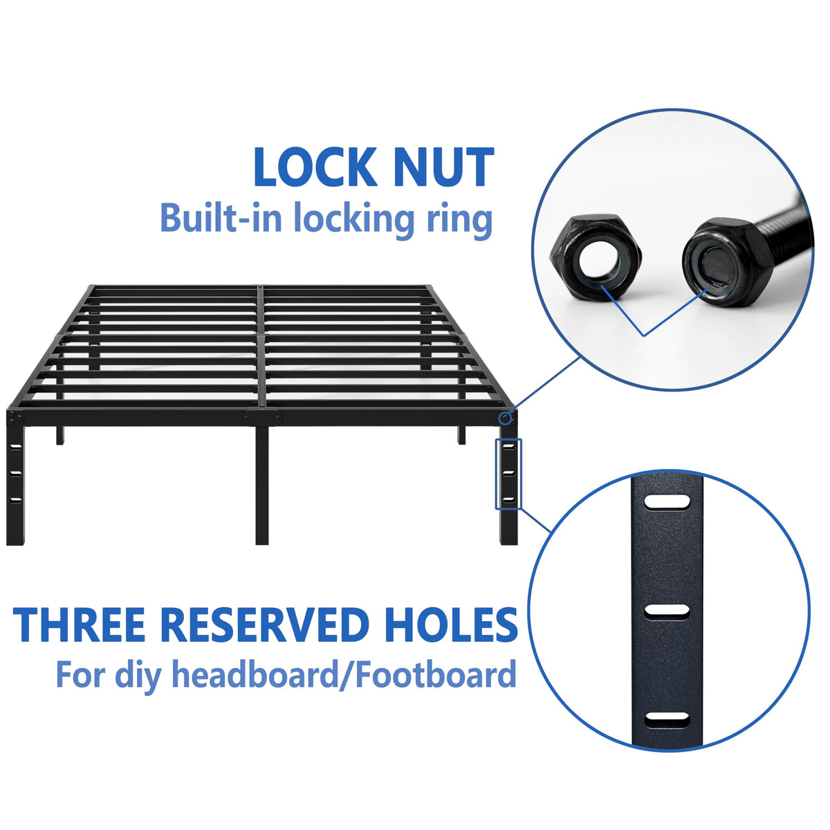 NEW JETO under-bed storage space keeps essentials organized