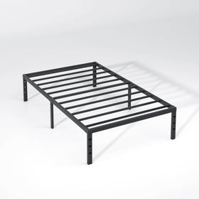 NEW JETO metal bed frame combines minimalist look with sturdy design.