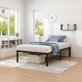 NEW JETO bed frame with center support legs for stable, creak-free nights