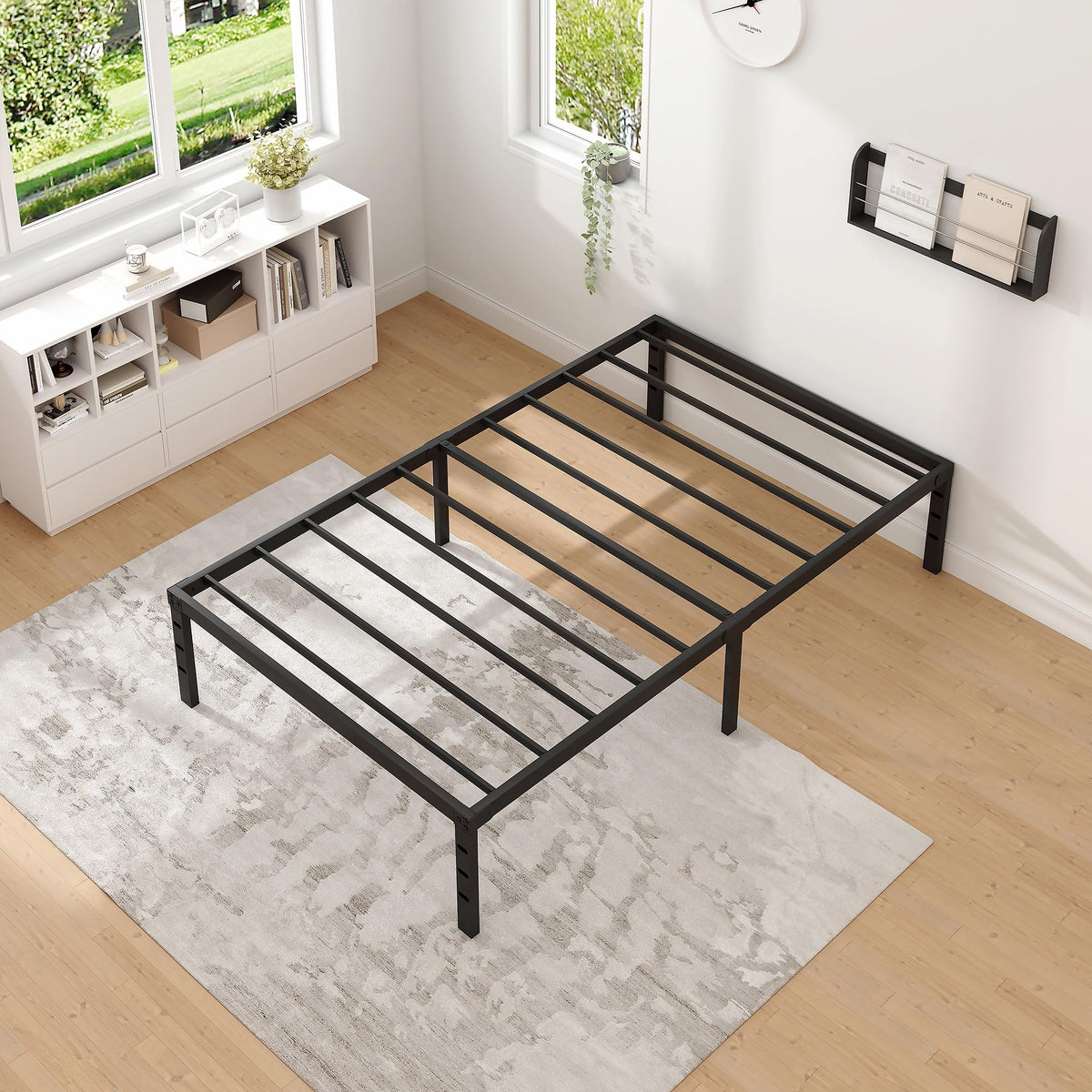 NEW JETO spacious under-bed storage helps reduce clutter