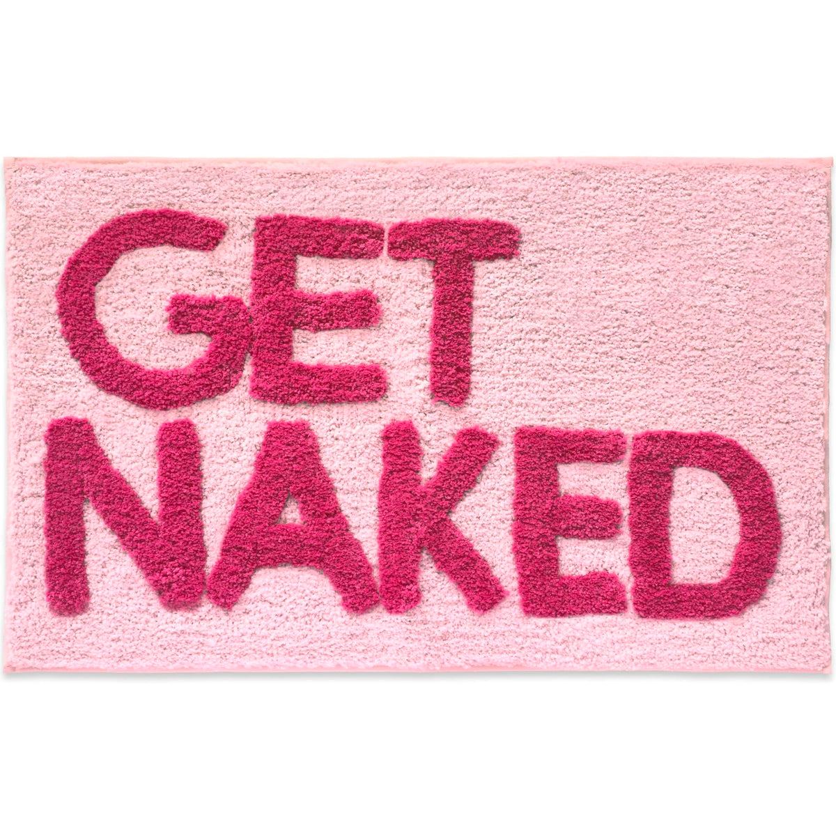 New Mungo Get Naked pink bath mat close-up texture for cozy feet