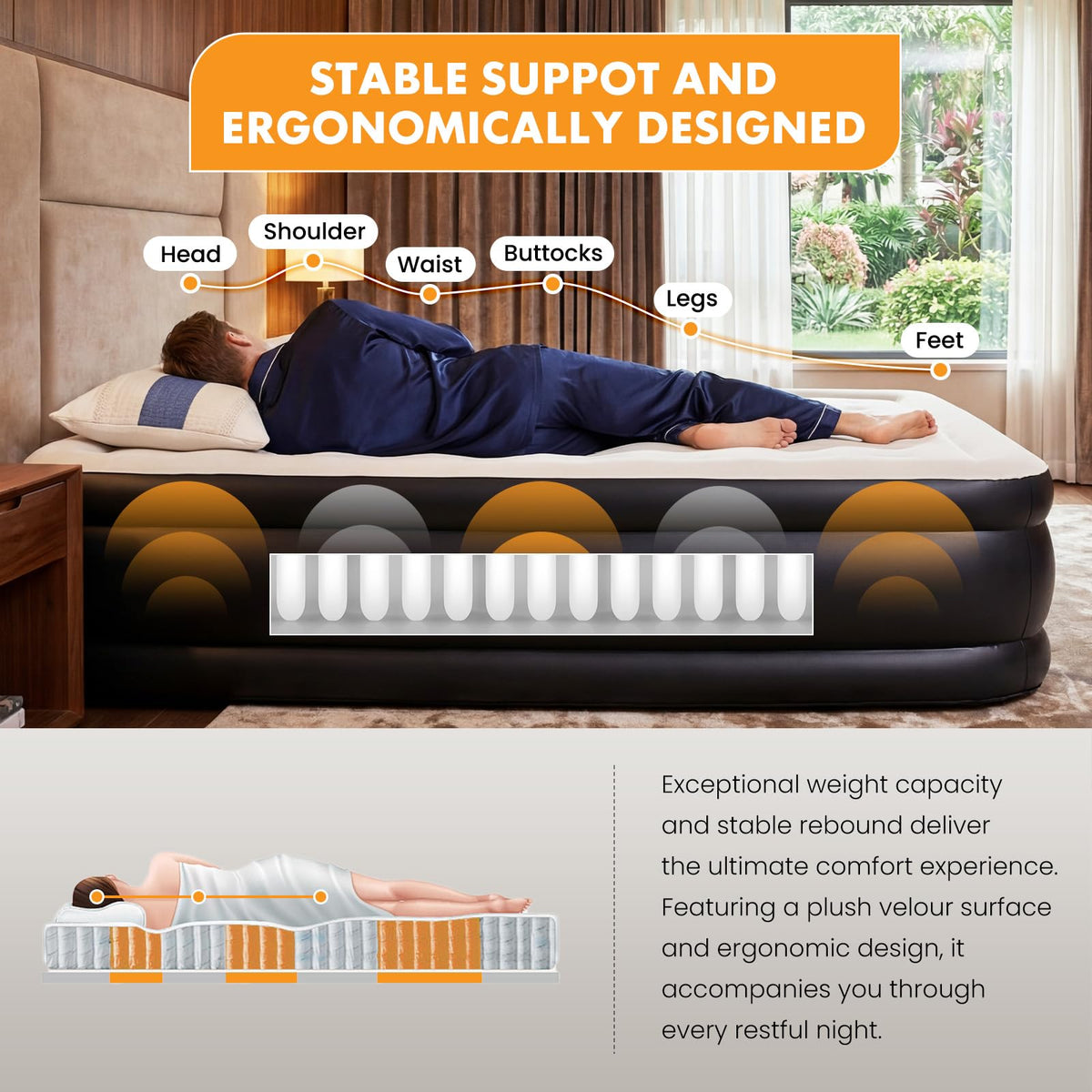 NEWBULIG compact carry bag protects mattress during storage