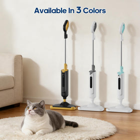 NEWBULIG Steam Mop quick-drying floors with versatile cleaning performance.