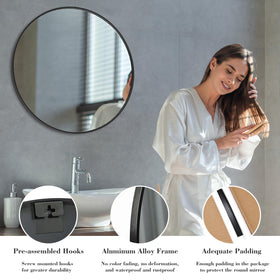 NEWBULIG wall-mount hardware included for quick, secure installation.