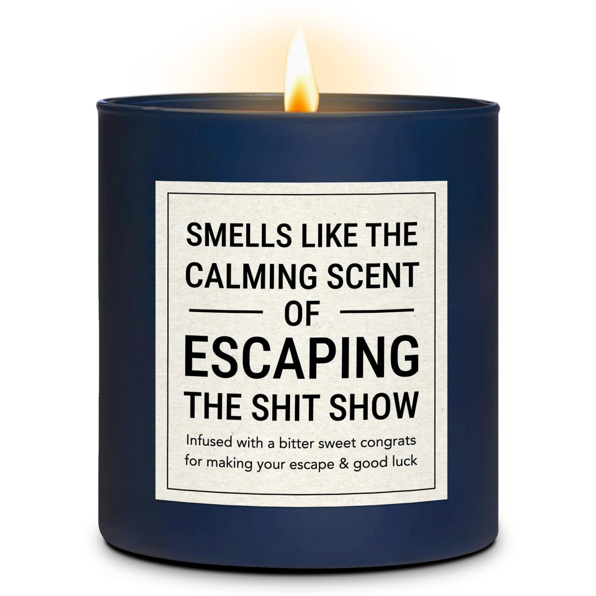 NewEleven cedar-scented candle in gift box enhances coworker farewells with warmth.
