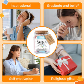 NewEleven sister gift includes a heartfelt message card of gratitude.