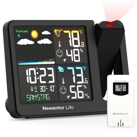Newentor projection clock ceiling display for easy bed-time time checks
