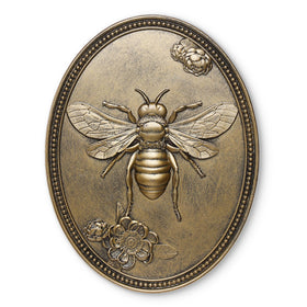 Newinhome Vintage Bee Wall Sculpture close-up of embossed bee detail for elegance
