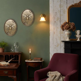 Newinhome Vintage Bee Wall Sculpture hallway display for a welcoming vibe