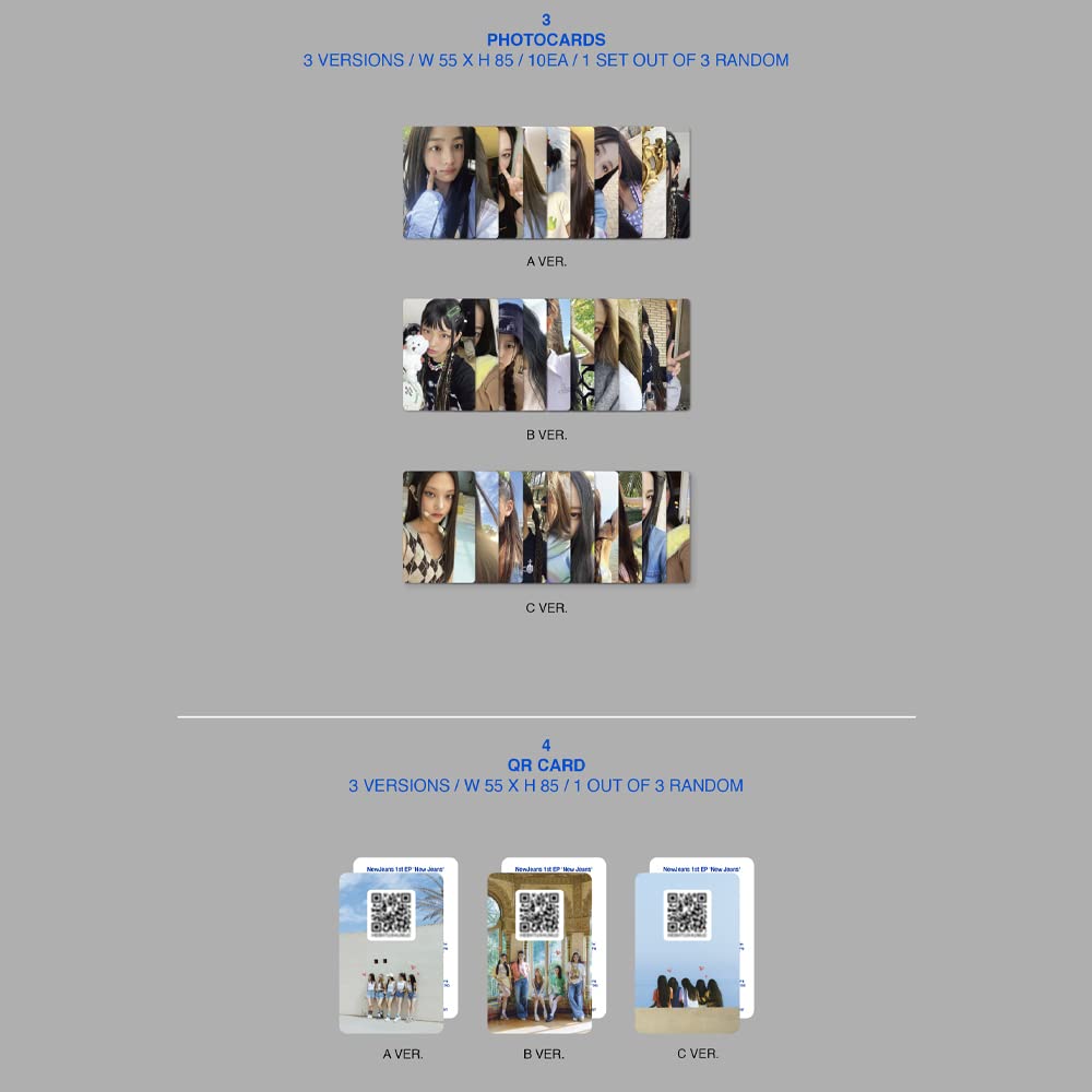 NewJeans Dreamus random photocard gift for collectors
