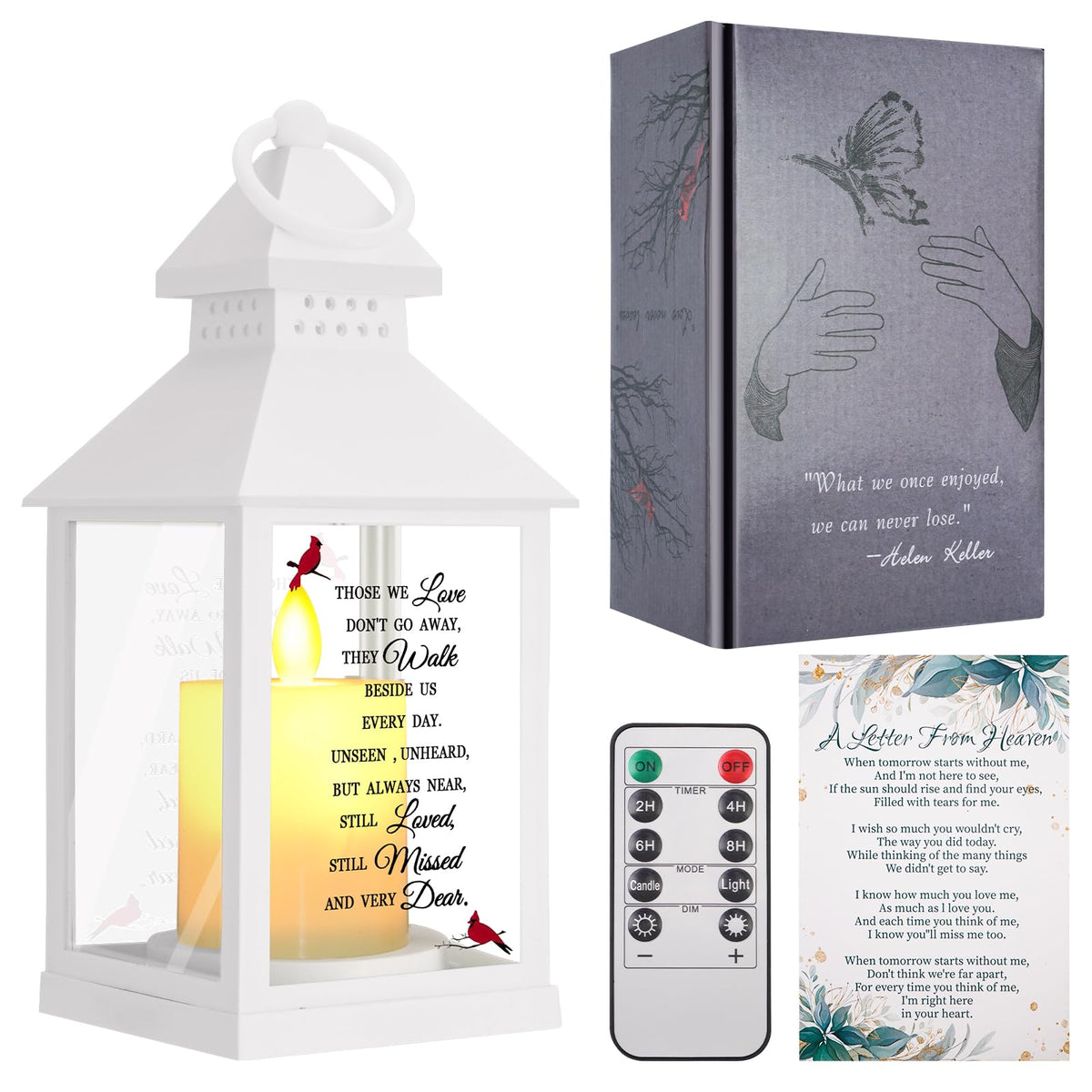 Newoh sympathy lantern with remote for easy control from a distance