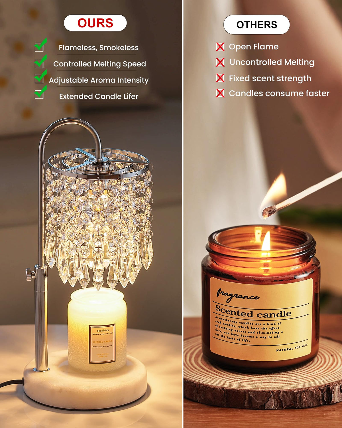 Dimming and timer interface to tailor ambiance and energy use