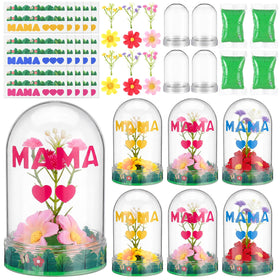 Newtay Mother's Day flower globe kit contents ready for crafting at home.