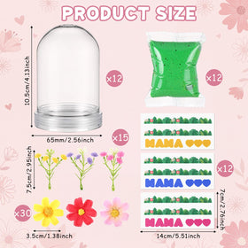 Newtay PVC flower stickers provide easy, smooth application for a polished globe finish.