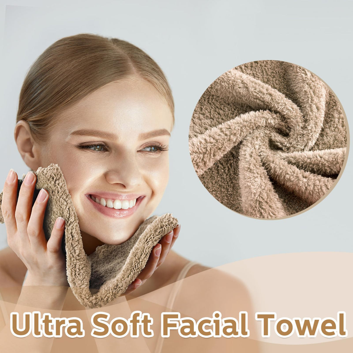 Newwiee compact 12x12 inch towels fit bathrooms and travel.