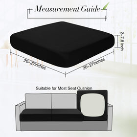 Newwiee elastic bottom band ensures a secure, slip-free fit on cushions.