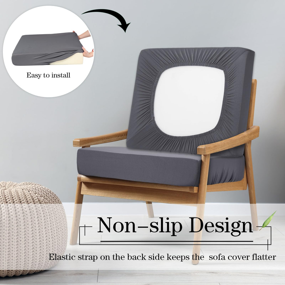 Newwiee machine-washable cushion covers for quick cleaning and care
