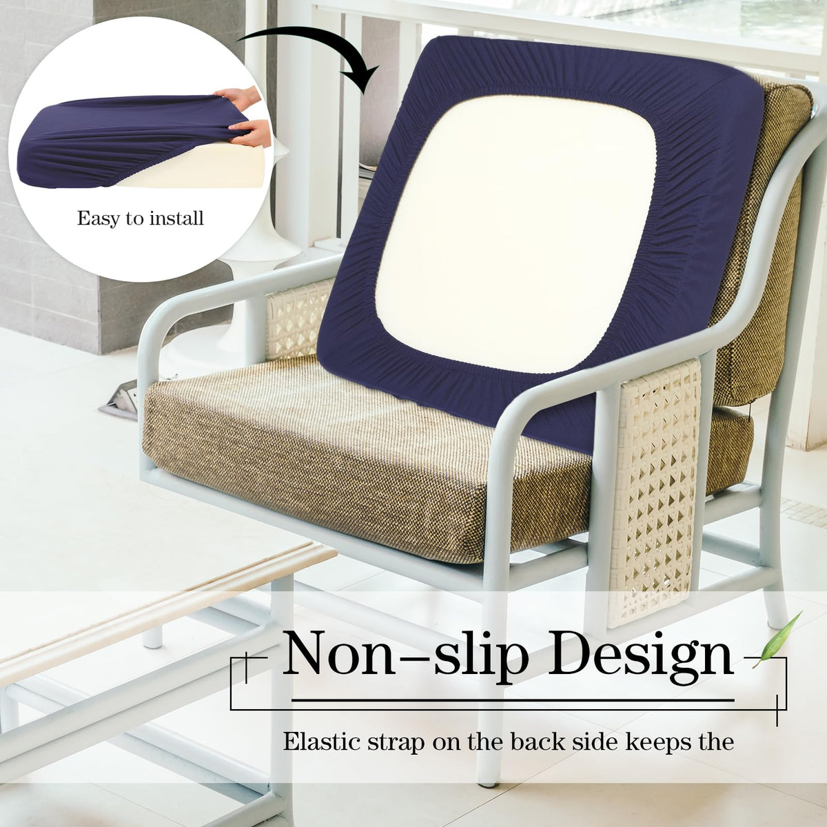 Versatile Newwiee cushion covers for sofa, chair, and dining seats.