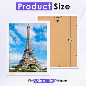 Nexcover frame back with hangers enabling horizontal or vertical wall display