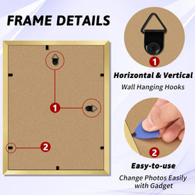 NEXCOVER HD plexiglass front protects documents while preserving clarity.