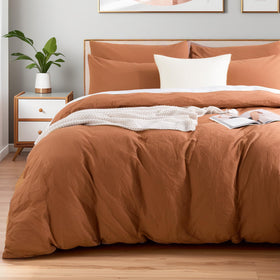 NEXHOME PRO duvet cover with hidden zipper closure for tidy bedding.