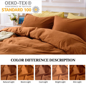 NEXHOME PRO washed cotton close view shows breathable fabric for warm nights.