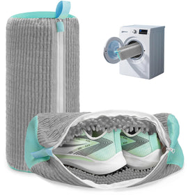 ngfhf shoe washing bag front view shows durable fabric for thorough cleaning
