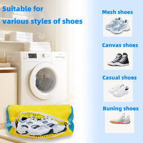 ngfhf shoe washing bag inside drum keeps shoes centered for deep cleaning