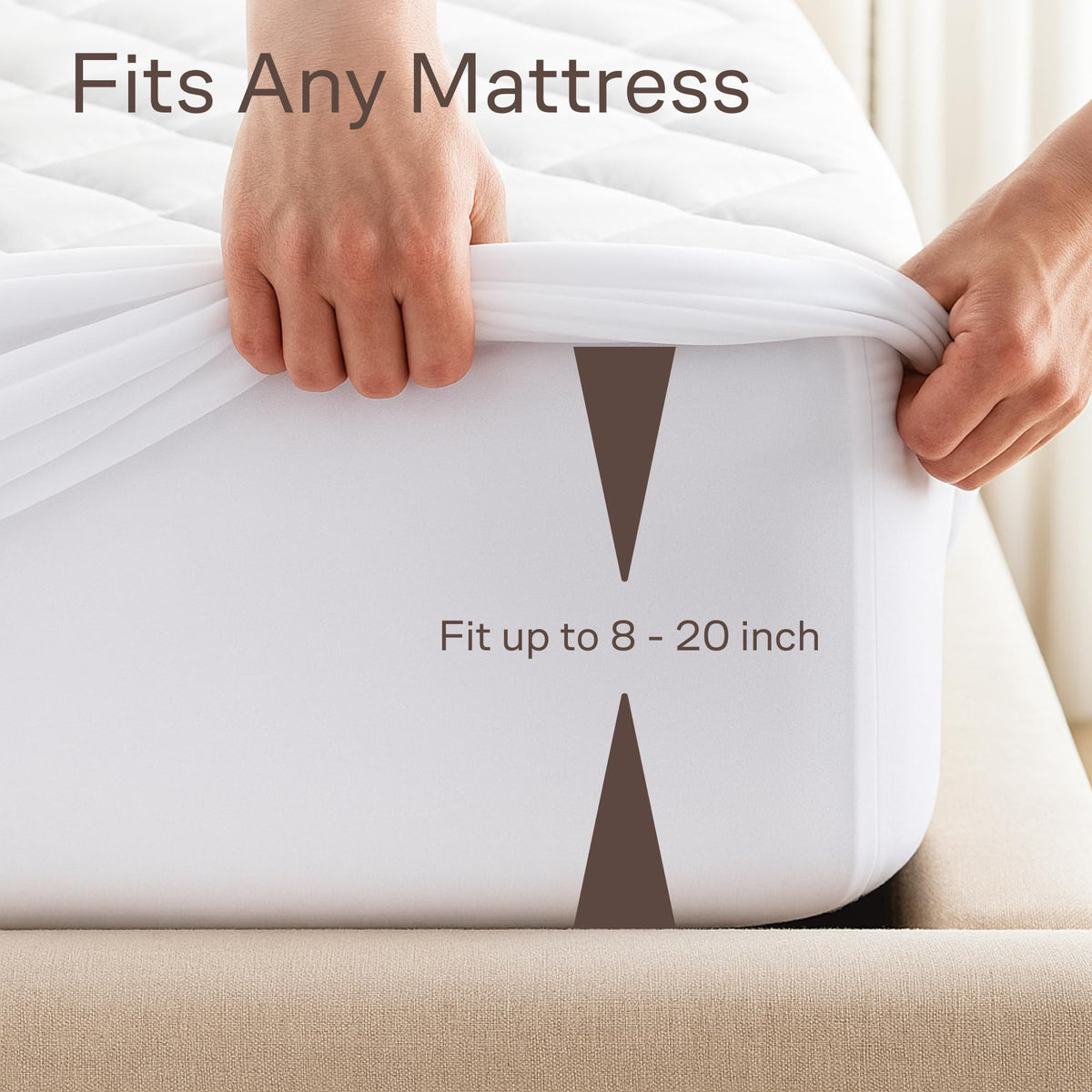 Niagara Sleep Solution breathable cooling material aids temperature regulation