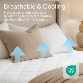 Niagara Sleep Solution cushion layer adds gentle padding for sleep