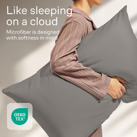 Niagara Sleep Solution auto-lock zipper prevents dust ingress on pillows.