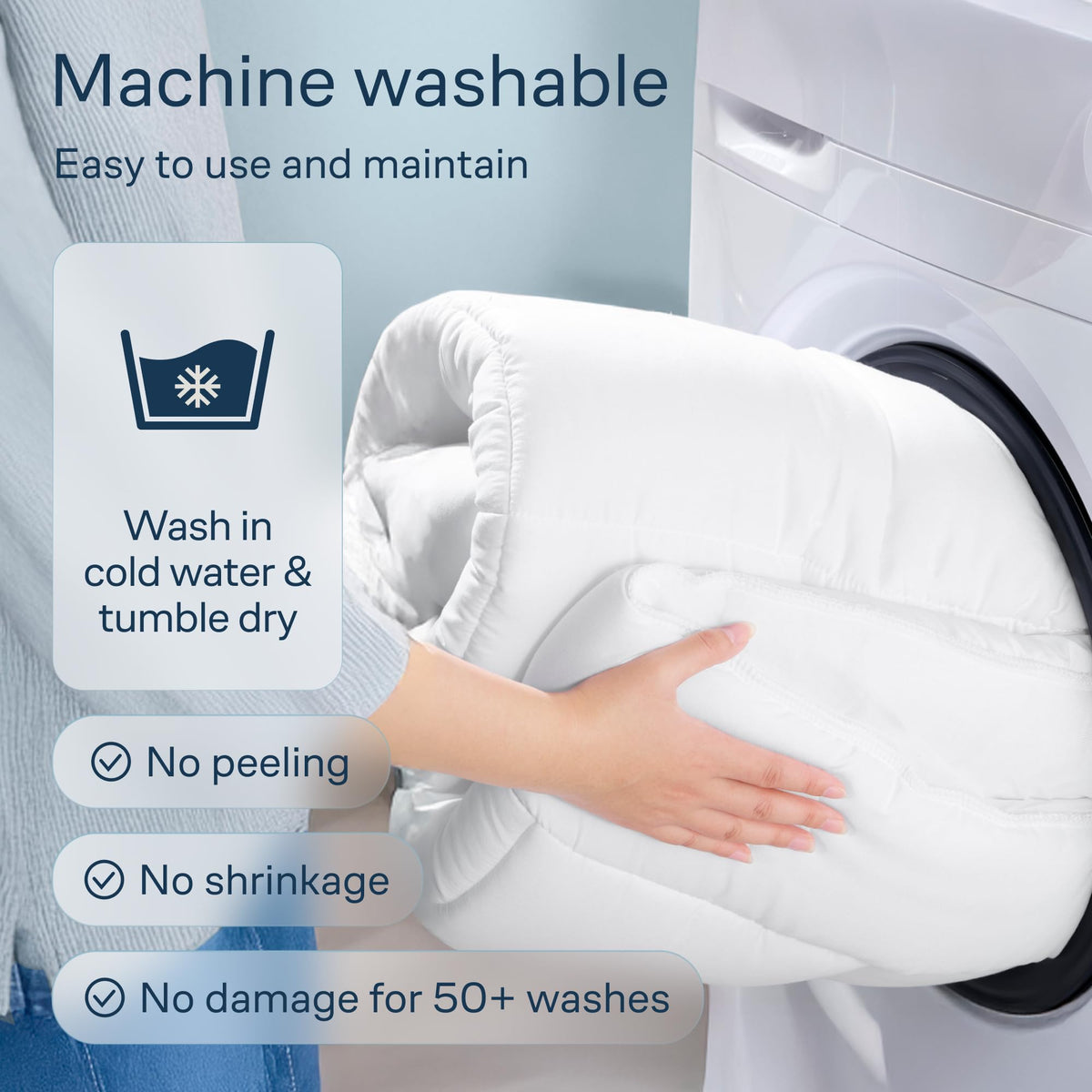 Niagara Sleep Solution back-support-friendly surface for comfortable sleep.