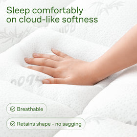 Niagara Sleep Solution bamboo viscose close-up shows breathable fabric
