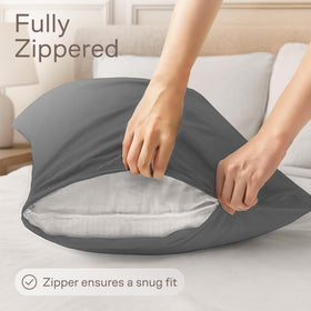 Niagara Sleep Solution breathable microfiber fabric keeps pillows cool in all seasons.