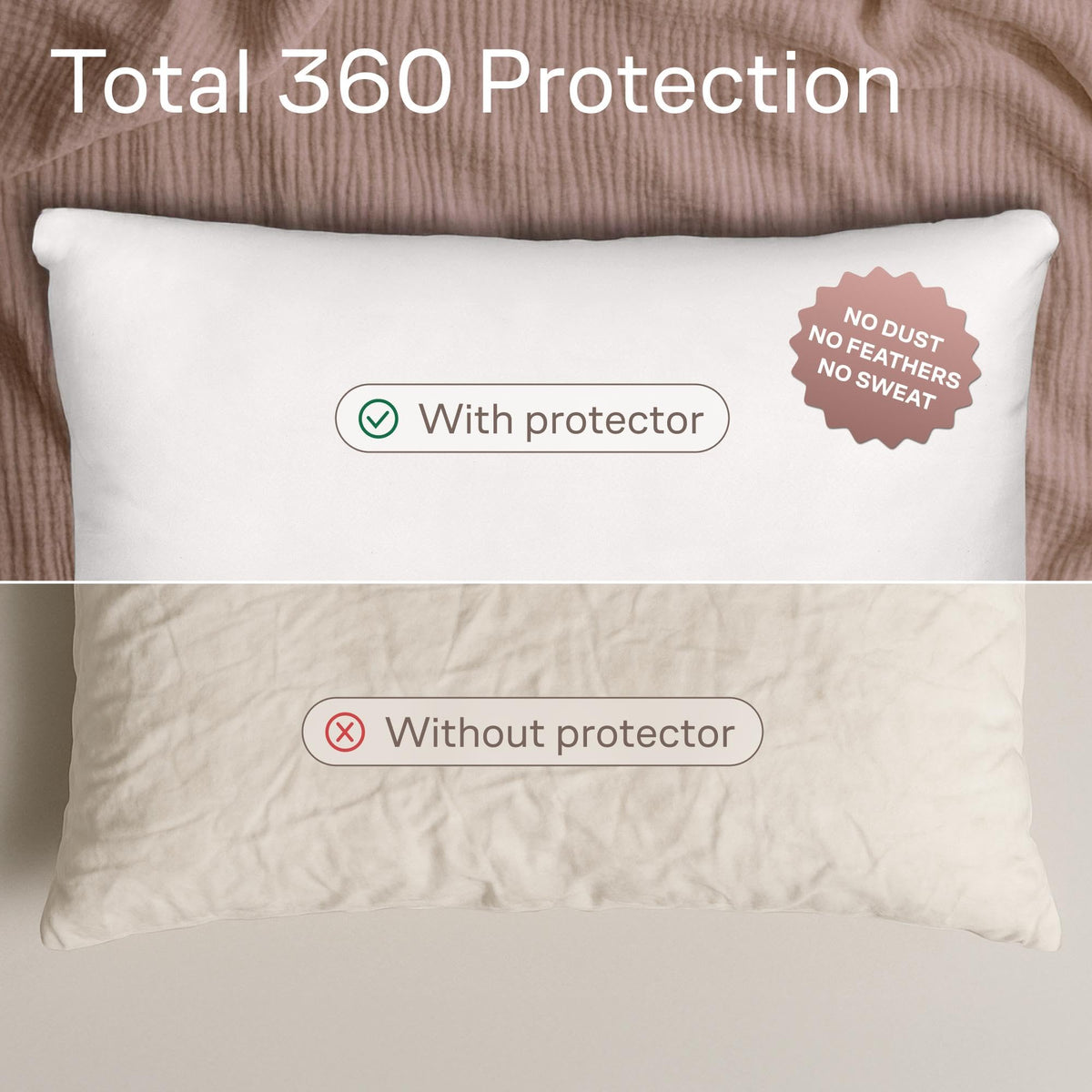 Niagara breathable microfiber fabric closeup highlights cooling comfort for hot nights.