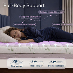 Niagara Sleep Solution fitted skirt secure-fit image shows stay-in-place design