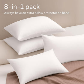 Niagara Sleep Solution front-view king-size cover shows secure zipper