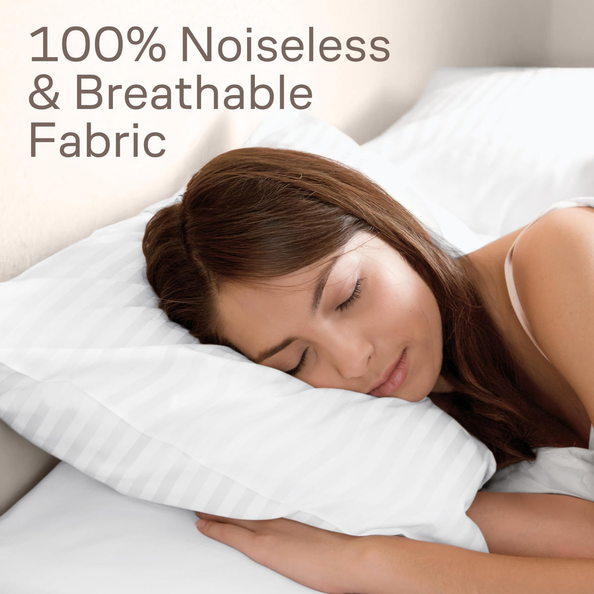 Niagara Sleep Solution machine-washable pillow protectors offer easy care.