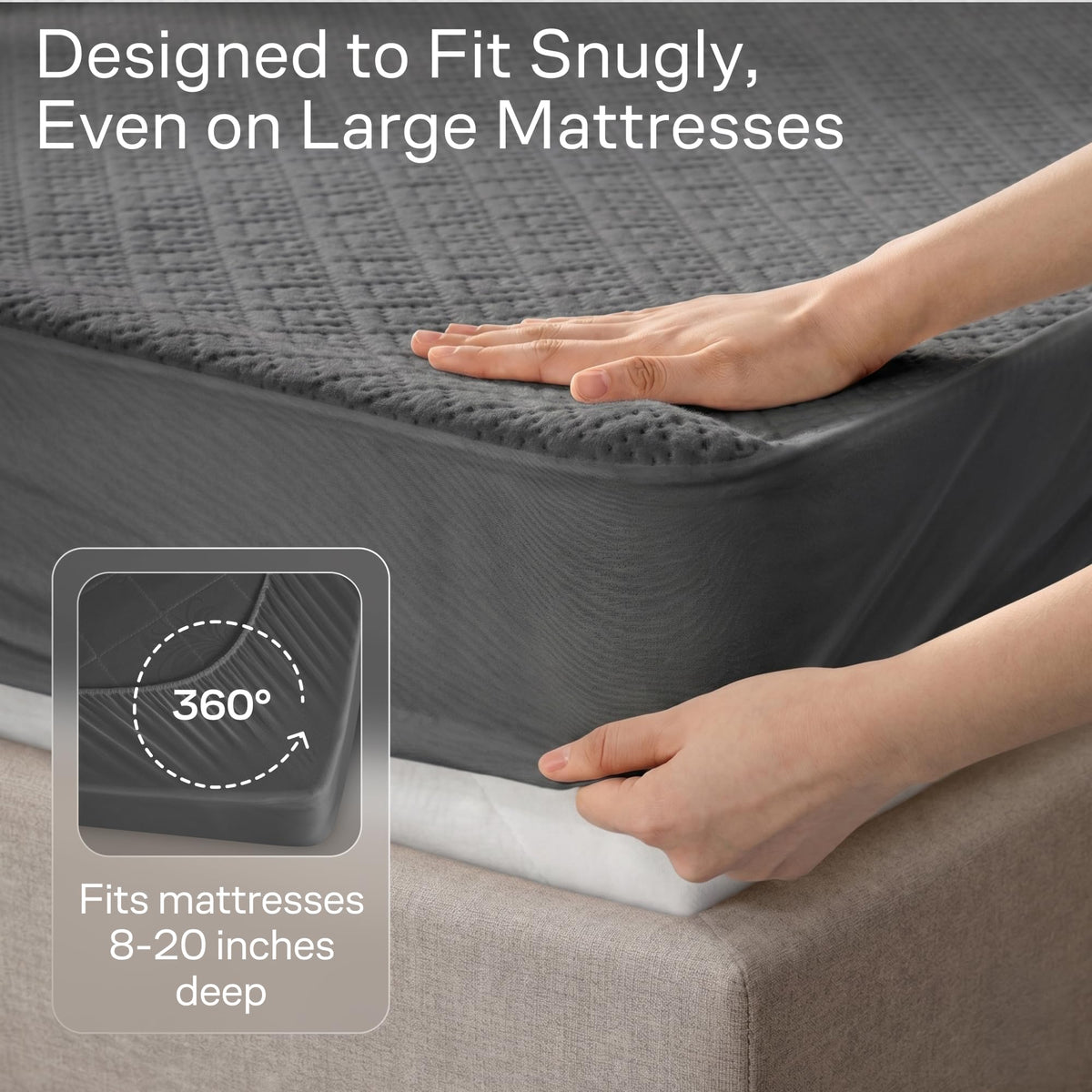 Niagara Sleep Solution noiseless design minimizing crinkles for undisturbed sleep