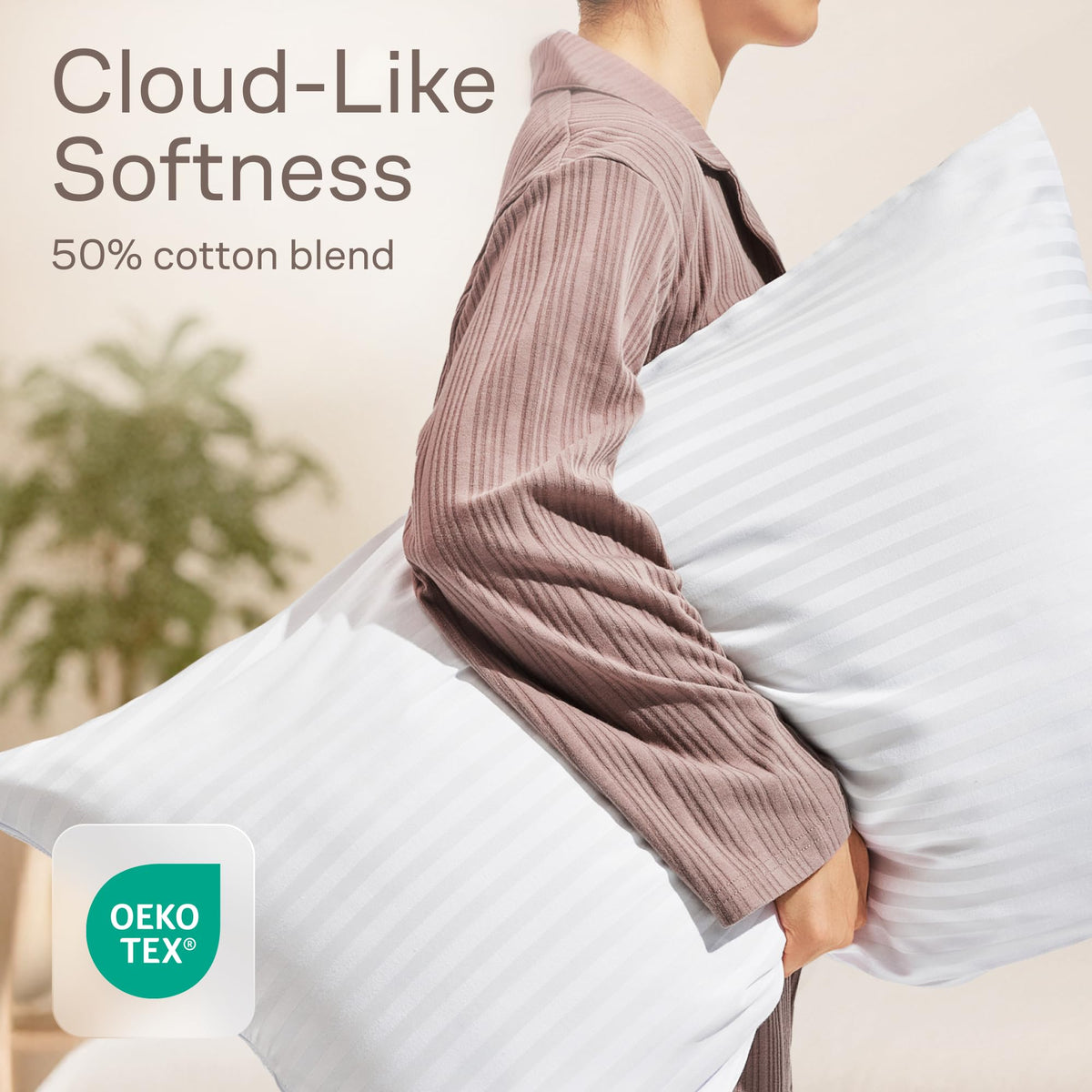 Dust protection in action with full 360-degree pillow coverage.