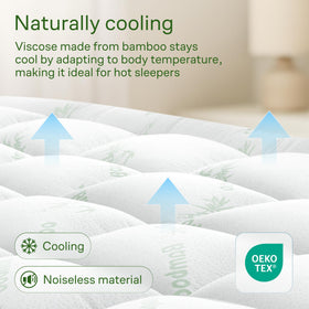 Niagara Sleep Solution pillow-top detail highlights plush cushion and gentle touch for sensitive skin.