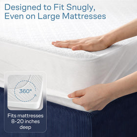 Niagara Sleep Solution silent, breathable cover reduces noise and heat for restful sleep.