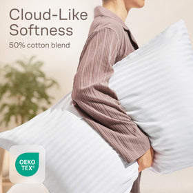 Niagara Sleep Solution protects against dust and dirt on a neatly made bed.