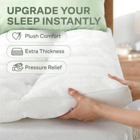 Niagara Sleep Solution plush fill provides gentle body contouring and pressure-relief potential.