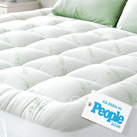 Niagara Sleep Solution Ultra-Soft Full XL Topper delivers gentle comfort for sensitive skin.