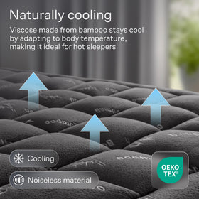 Niagara Sleep Solution cooling feel helps hot sleepers stay comfortable.
