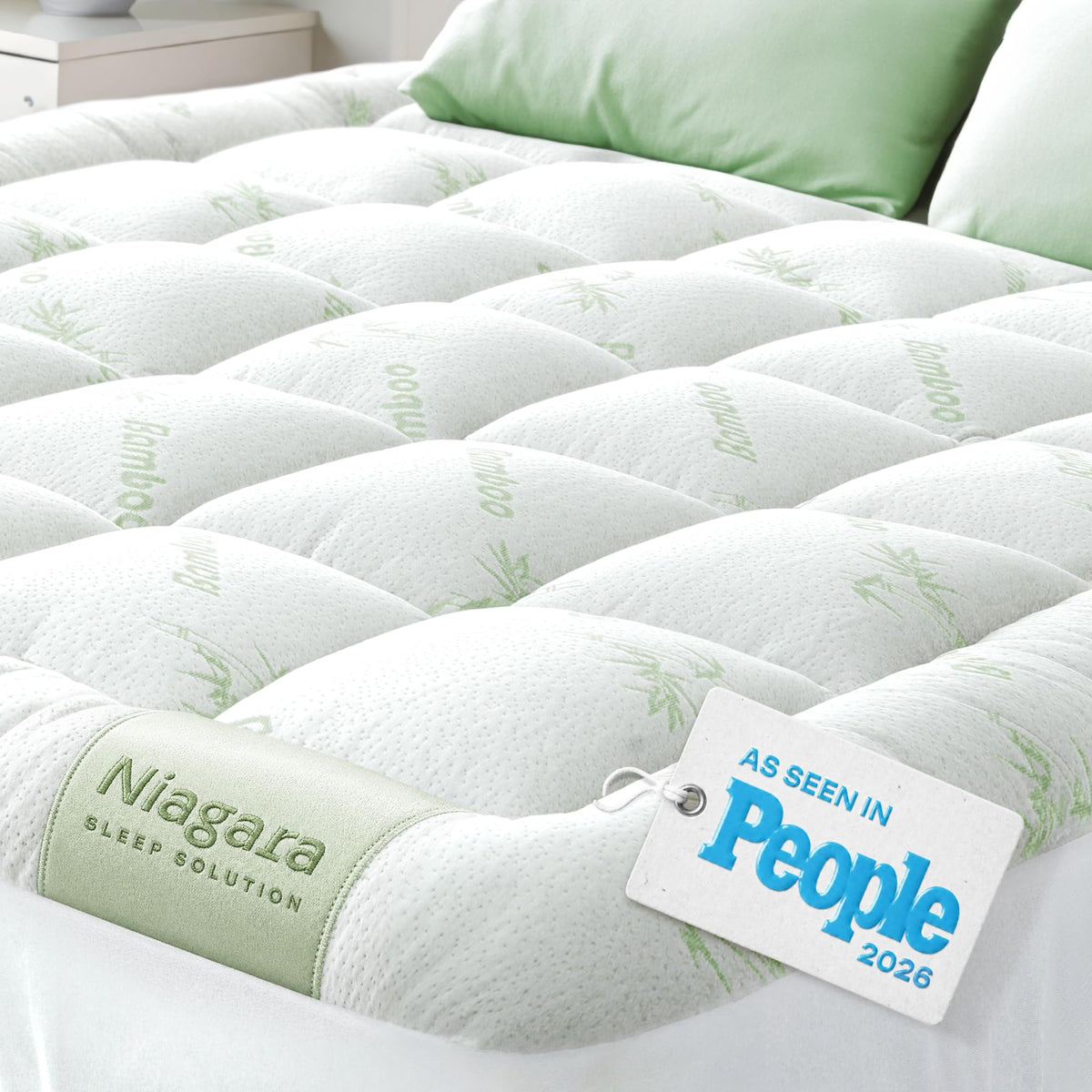 Niagara Sleep Solution ultra-soft queen RV topper with gentle back support and plush sleep feel