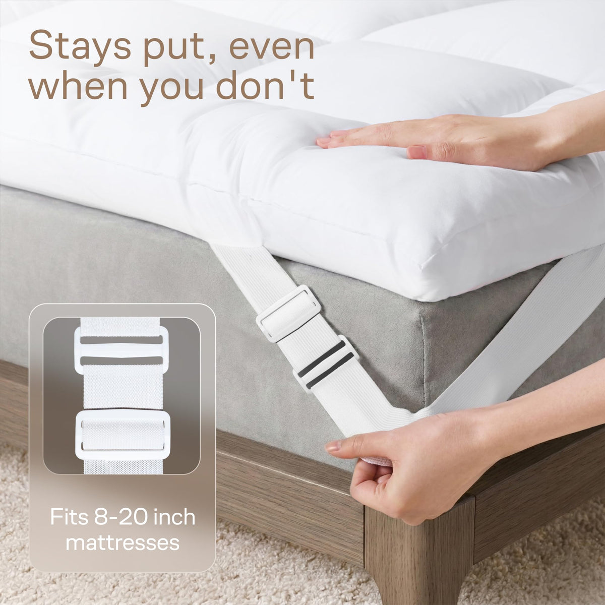 Niagara Sleep Solution breathable cooling material helps hot sleepers stay comfortable.