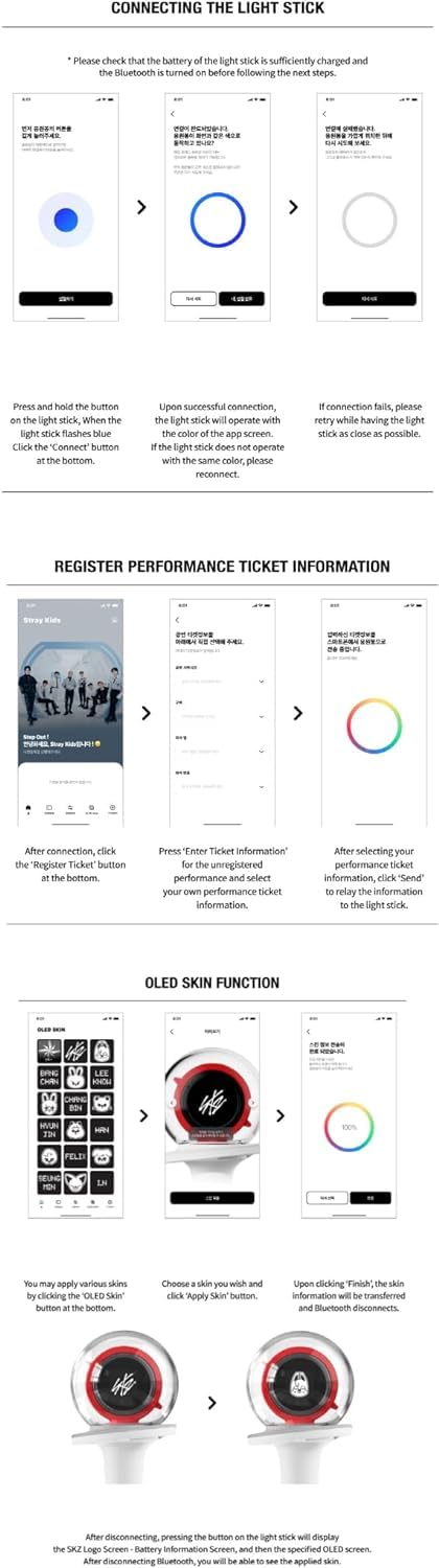 Lightstick in concert setting highlighting dynamic lighting effects